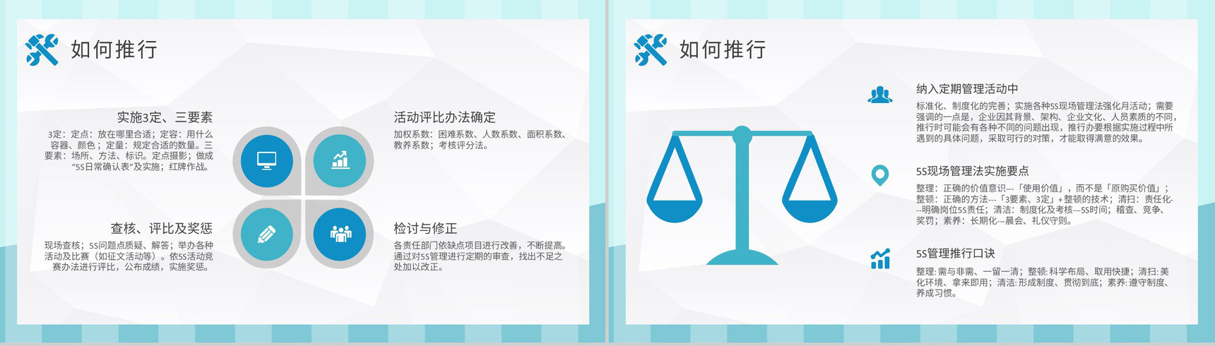 5S现场管理的具体内容总结工厂车间管理工作培训计划PPT模板-10