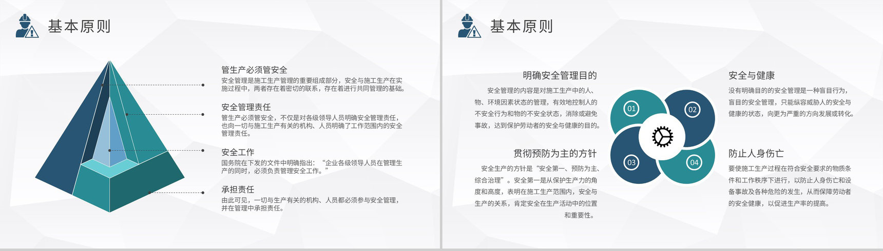企业工程建设工作计划总结汇报项目安全管理措施培训PPT模板-3