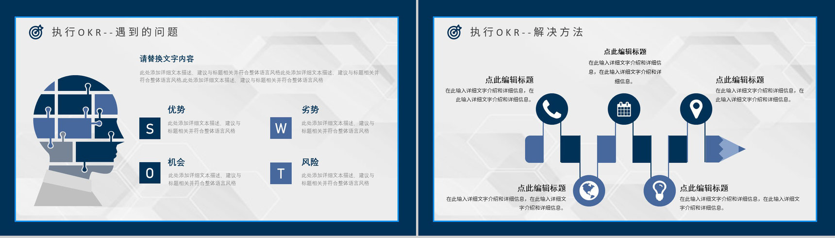 OKR目标管理概念意义学习企业员工OKR考核标准要求PPT模板-12