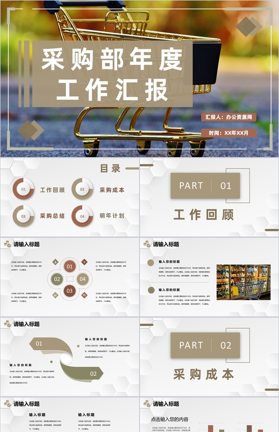 采购部门年度工作汇报单位物资采购成本总结