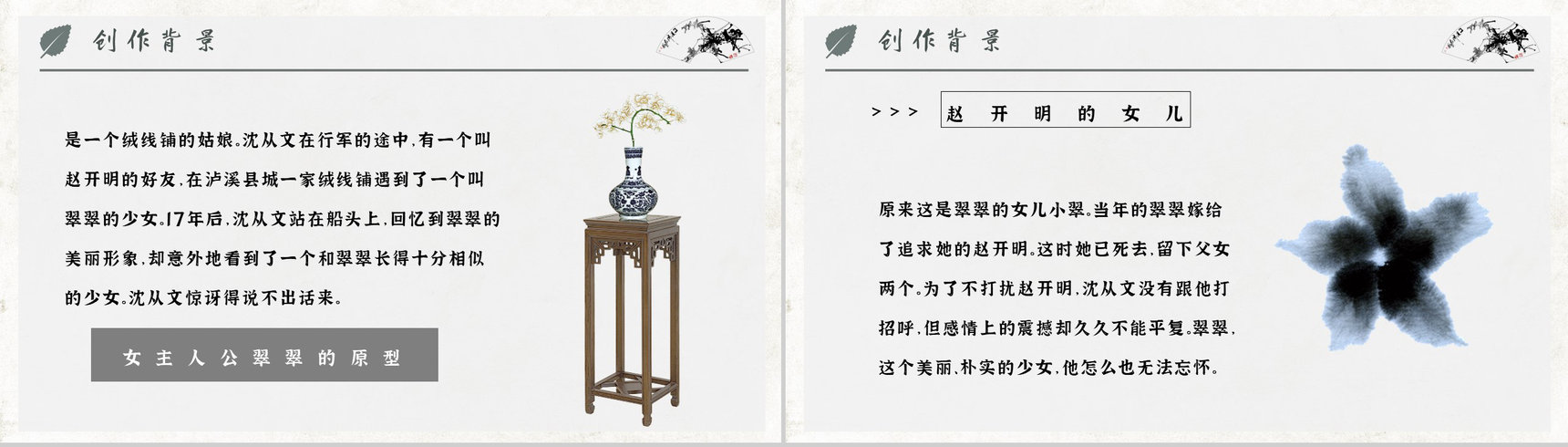 教育培训沈从文《边城》作者内容简介心得体会PPT模板-6