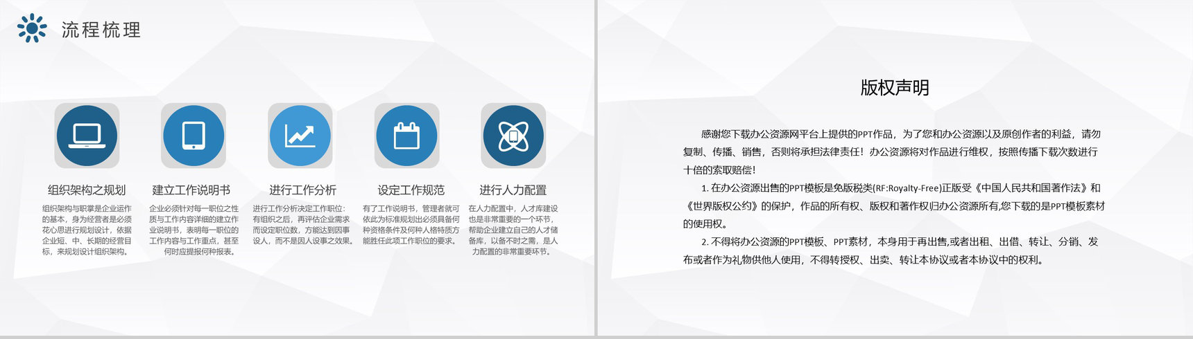 企业行政部门人事管理培训人力资源管理工作规划PPT模板-8