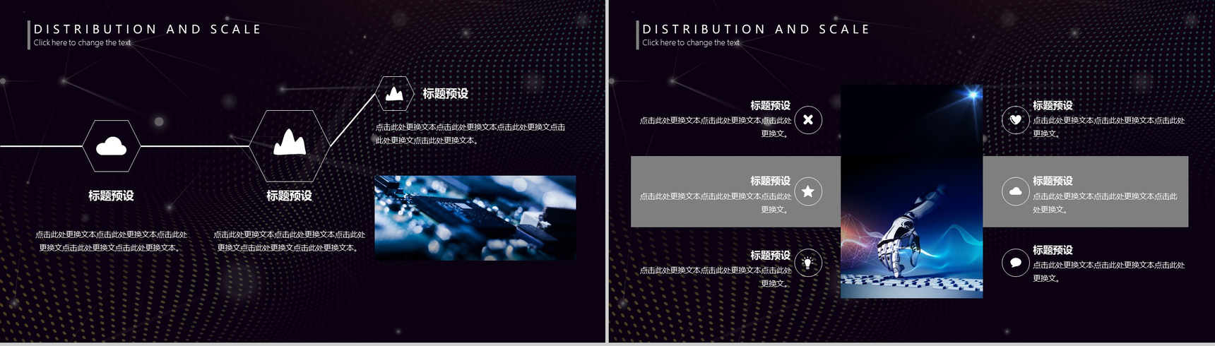 人工智能发展报告产品介绍工作总结PPT模板-4