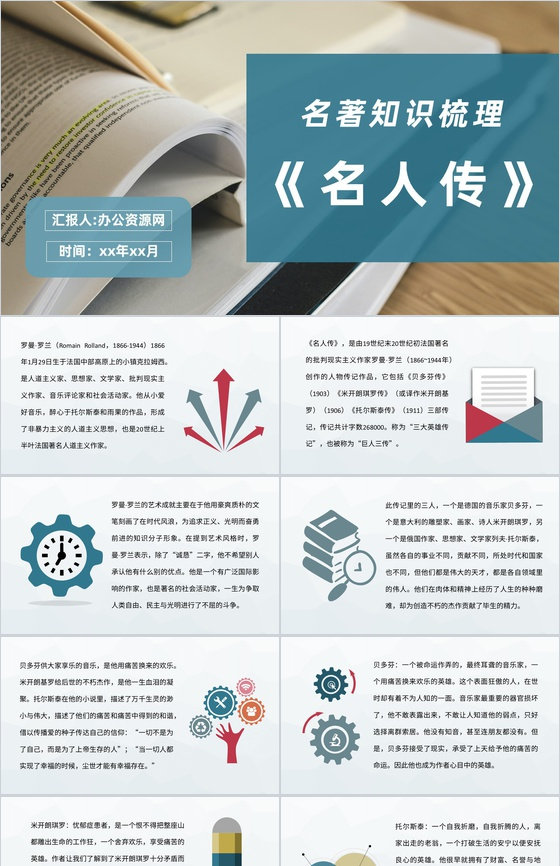 罗曼罗兰经典著作分享《名人传》名著知识梳