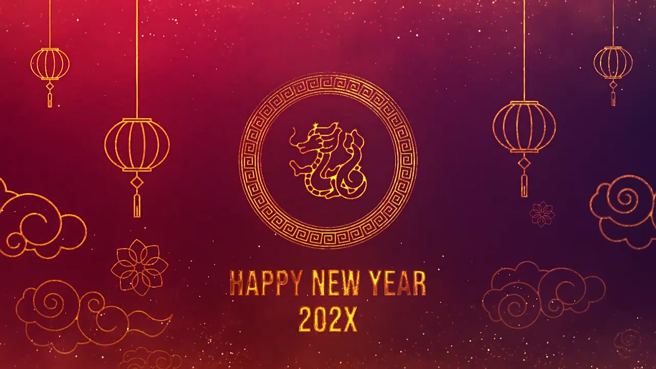 【AE模板】中国风喜庆新年LOGO片头动画